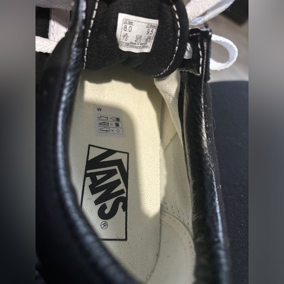 Unisex Original Black & White Vans - Picture 6 of 10